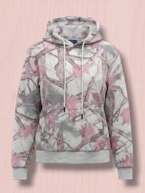 Blue Riot XO Pink Faint Camo Fleece Hoodie‎ M